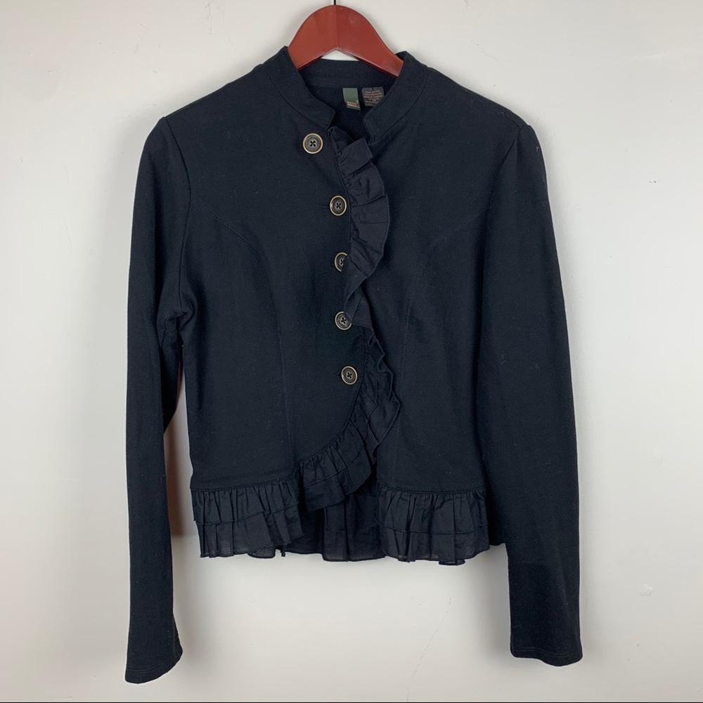 Serenade ruffle cardigan